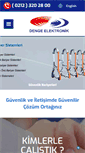 Mobile Screenshot of dengeelektronik.com.tr